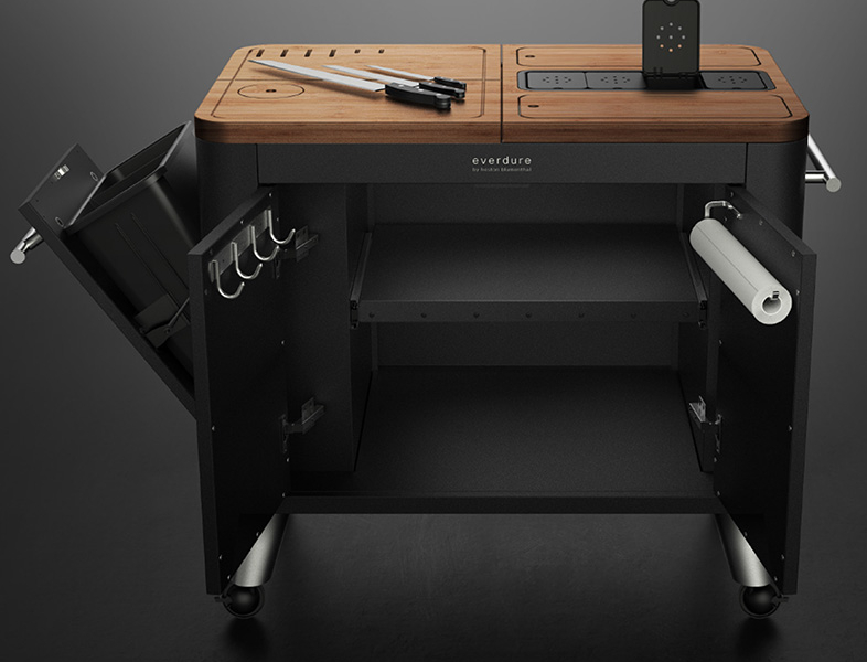 everdure mobile outdoorkueche geoeffnet