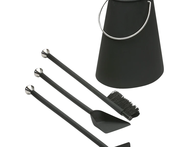 morsoe ellipse kaminbesteck schwarz